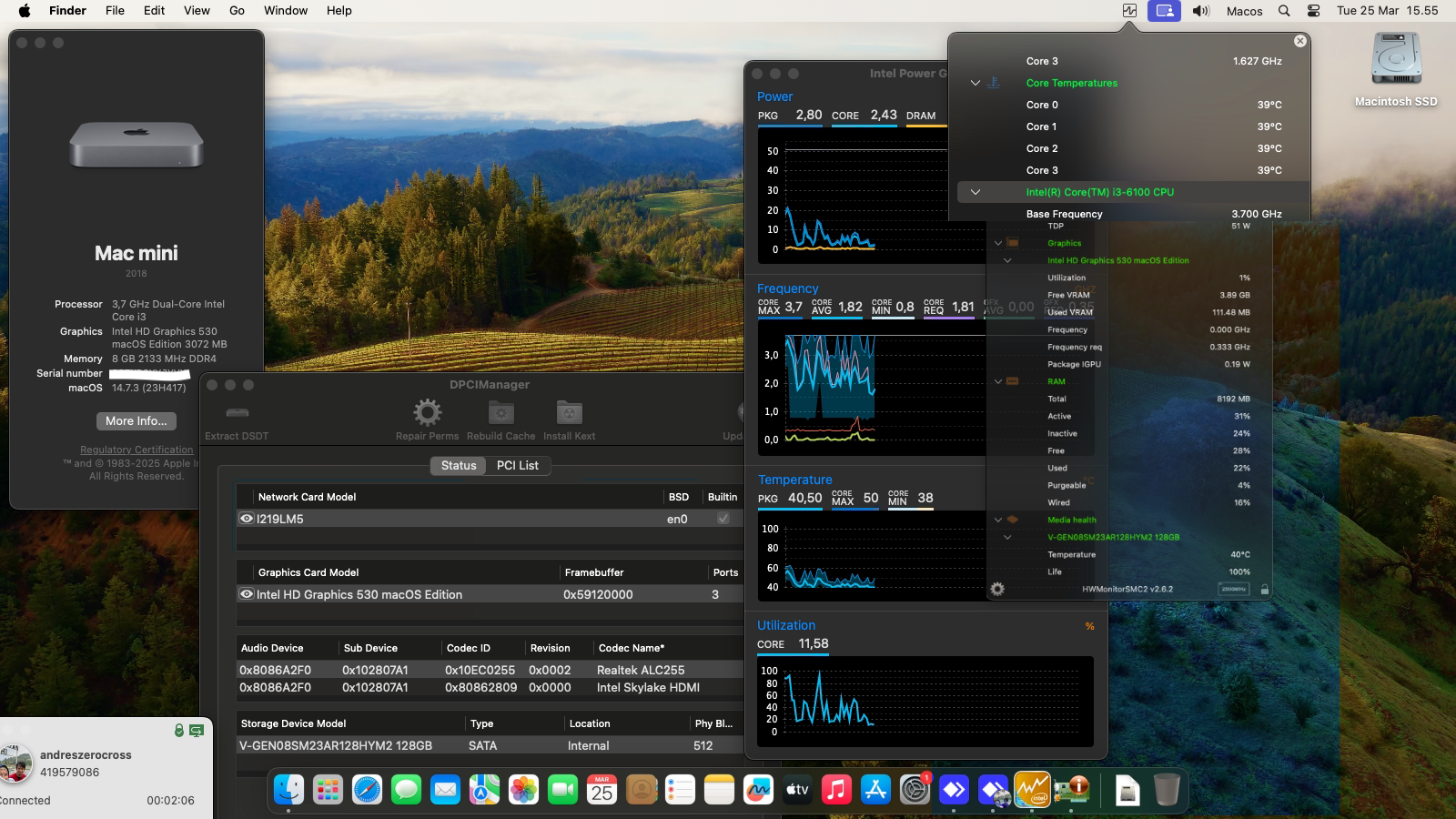 Success Hackintosh macOS Sonoma 14.7.3 Build 23H417 in Dell Optiplex 7050 SFF